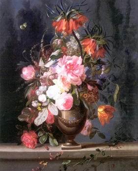 Floral, beautiful classical still life of flowers.131, unknow artist